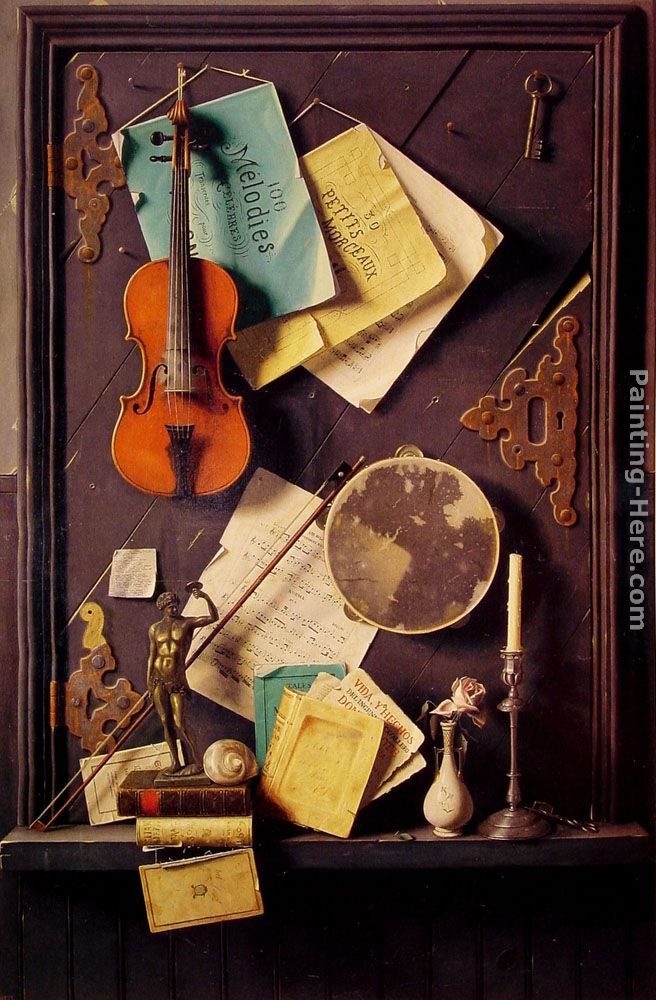 William Michael Harnett The Old Cupboard Door